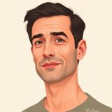 Illustrated portrait of Marlow, an invented FindOkay voice